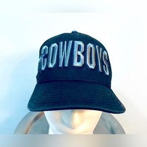 Vintage Dallas Cowboys Hat New Era NFL Snapback Big Embroidered Logo
